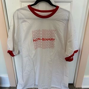 Non-binary Ringer Tee